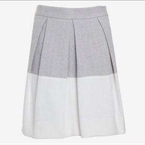 L’AGENCE Colorblock Pleated Skirt Size 6